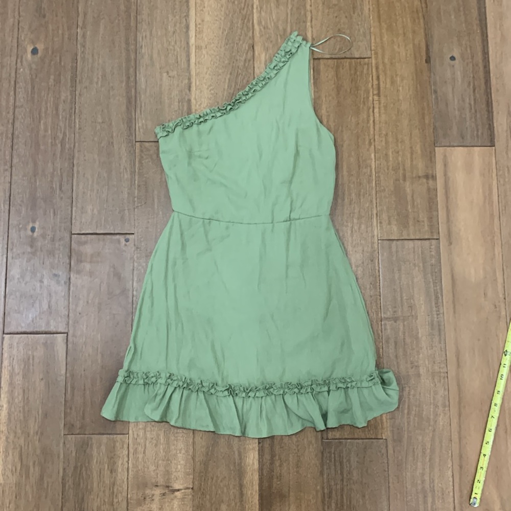 Francesca Blue Rain Olive Dress Size Small NWT